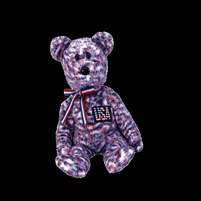 USA the American Bear (USA Exclusive), Beanie Baby - Retired