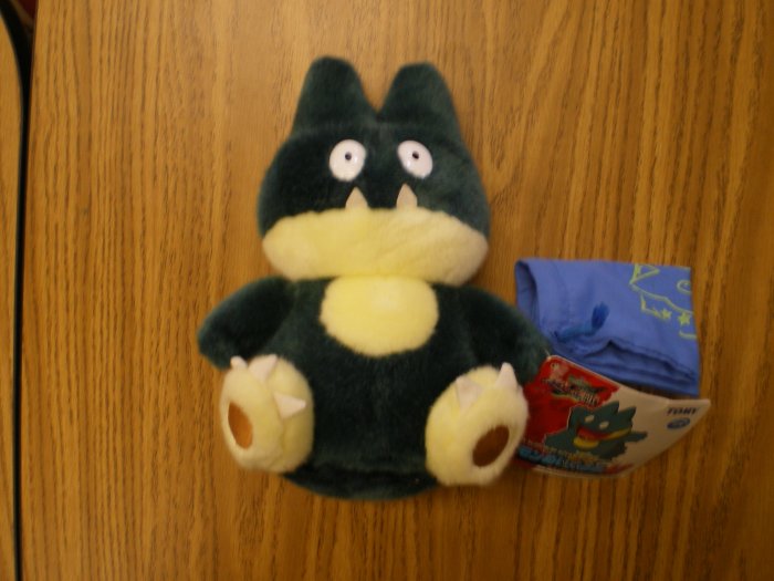 Large Munchlax Tomy Plush w/Cloth Bag