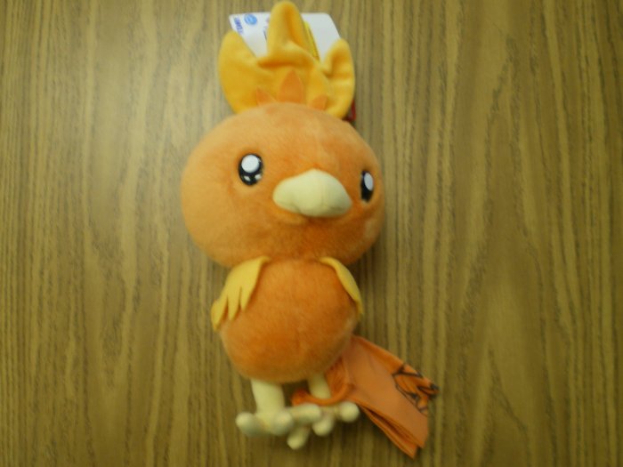 Large Pikachu Tomy Plush w/Cloth Bag