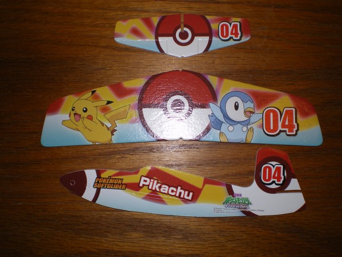 Pikachu Piplup Plane