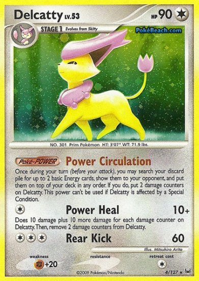 Holo Delcatty Platinum 4/127