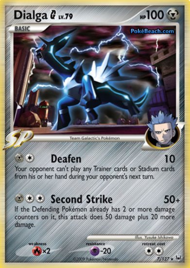 Holo Dialga G Platinum 7/127