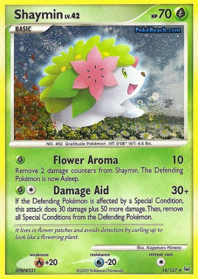 Holo Shaymin Platinum 14/127