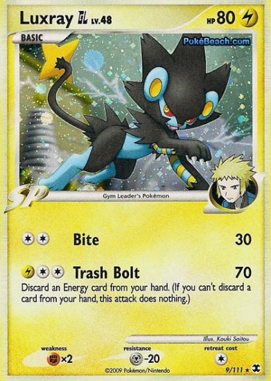 Holo Luxray Rising Rivals 9/111