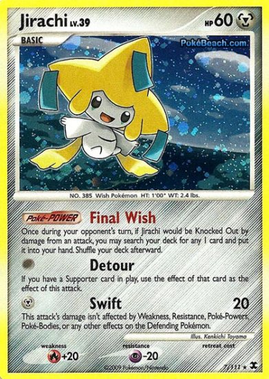 Holo Jirachi Rising Rivals 7/111