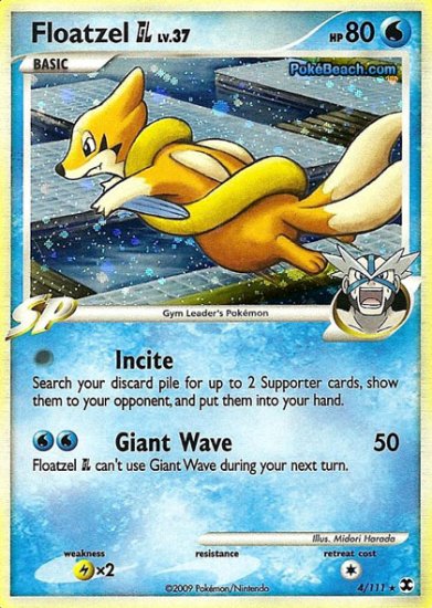Holo Floatzel Rising Rivals 4/111