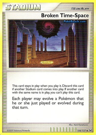 Non-Holo Broken Time-Space Platinum 104/127