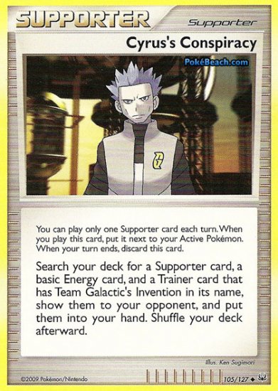 Non-Holo Cyrus's Conspiracy Platinum 105/127