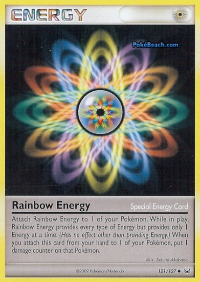 Non-Holo Rainbow Energy Platinum 121/127