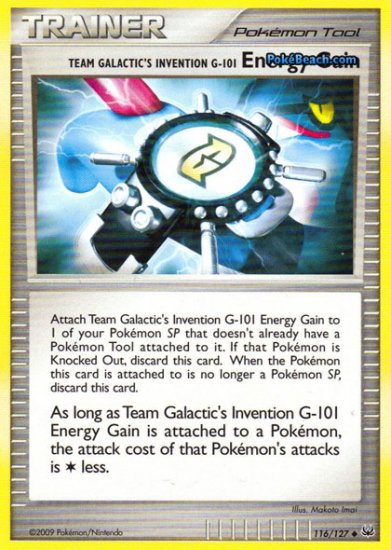 Non-Holo Team Galactic Invention Energy Gain Platinum 116/127