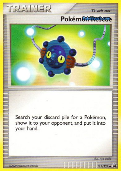 Non-Holo Pokemon Rescue Platinum 115/127