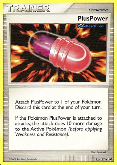 Non-Holo PlusPower Platinum 112/127