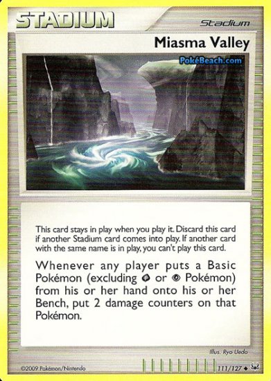 Non-Holo Miasma Valley Platinum 111/127