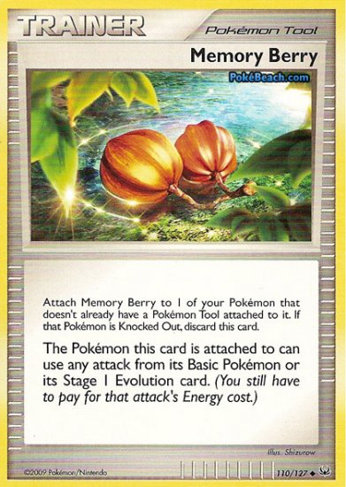 Non-Holo Memory Berry Platinum 110/127