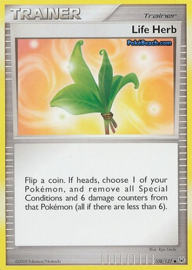 Non-Holo Life Herb Platinum 108/127