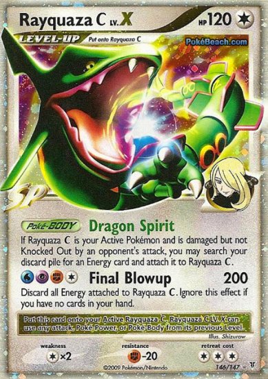 Holo Rayquaza C Lv. X Supreme Victors 146/147