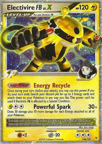 Holo Electivire FB Lv. X Supreme Victors 144/147