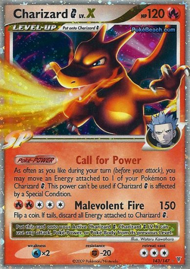 Holo Charizard G Lv. X Supreme Victors 143/147