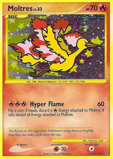 Secret Holo Moltres Supreme Victors 149/147