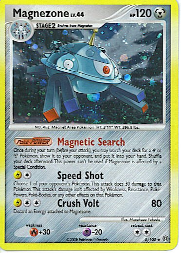 Reverse Holo Magnezone Stormfront 5/100