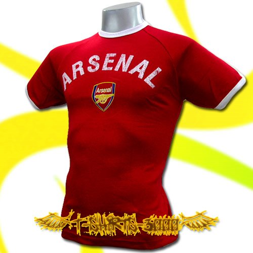 ARSENAL RED FOOTBALL ATHLETIC TEE T-SHIRT SOCCER Size M / J20