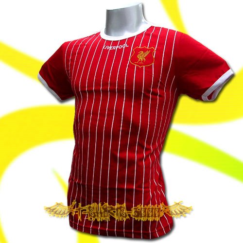 LIVERPOOL RED FOOTBALL RETRO T-SHIRT COOL SOCCER Size M / L44