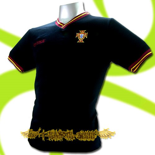 PORTUGAL DARK BLUE FOOTBALL COOL T-SHIRT SOCCER Size M / M19