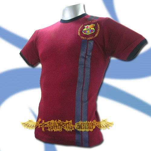 BARCELONA RED #14 FOOTBALL ATHLETIC T SHIRT SOCCER / K84