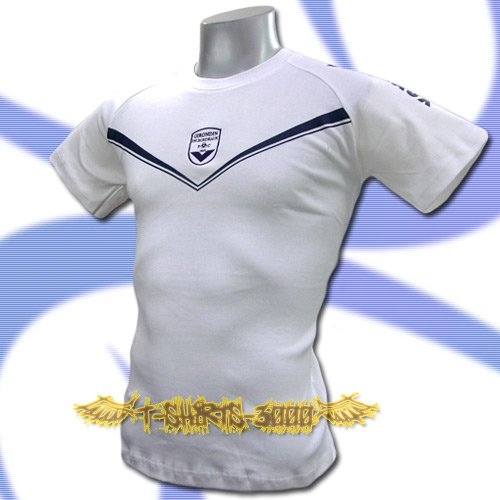 GIRONDINS DE BORDEAUX WHITE FOOTBALL T-SHIRT SOCCER Size M / J45