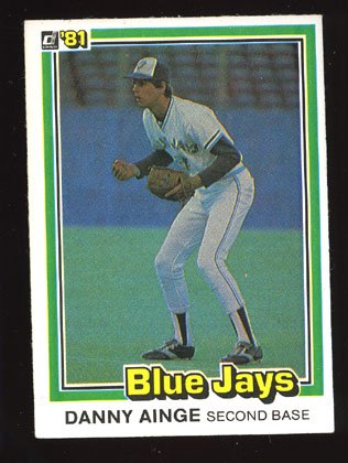 Danny Ainge Rookie, 1981 Donruss # 569, Blue Jays