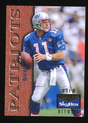 Drew Bledsoe 1995 Skybox Premium # 80 New England Patriots Quaterback