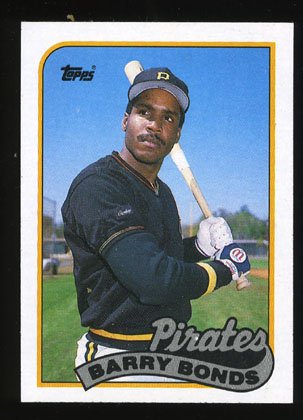 Barry Bonds, 1989 Topps Baseball # 620, Pirates