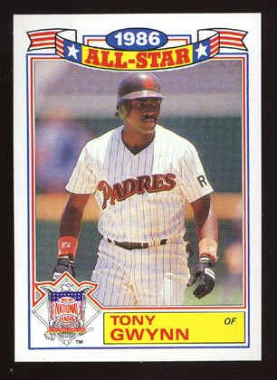 Tony Gwynn, 1987 Topps '86 All Star Glossy # 6
