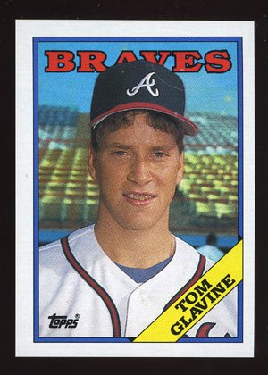 Tom Glavine Rookie 1988 Topps Baseball # 779 Pitcher Atlanta Braves