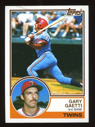 Gary Gaetti Rookie 1983 Topps # 431 Third Base Minnesota Twins