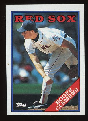 Roger Clemens 1988 Topps # 70 Pitcher Boston Red Sox