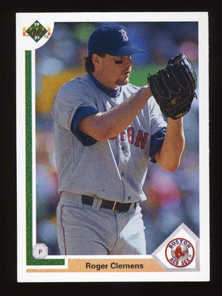 Roger Clemens 1991 Upper Deck # 655 Pitcher Boston Red Sox