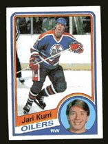 Jari Kurri 1984-85 Topps # 52 Right Wing Oilers