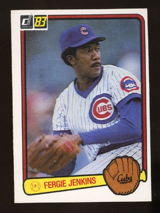 Fergie Jenkins 1983 Donruss # 300 Pitcher Chicago Cubs HOF