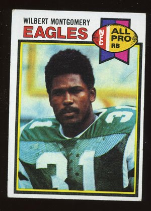 Wilbert Montgomery All Pro 1979 Topps # 85 Running Back Philadelphia Eagles