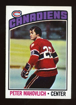 Peter Mahovlich 1976-77 Topps # 15 Center Canadiens