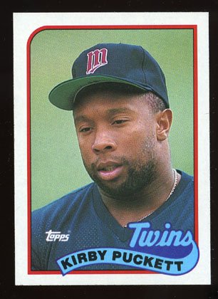 Kirby Puckett 1989 Topps # 650 Outfield Minnesota Twins