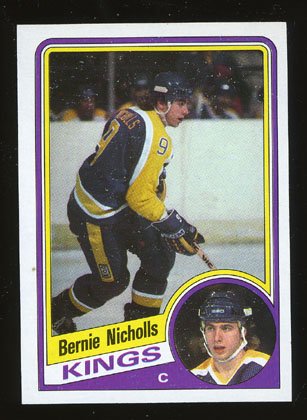 Bernie Nicholls 1984-85 Topps # 67 Center Kings