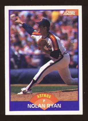 Nolan Ryan 1989 Score # 300 Pitcher Houston Astros