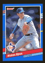 Nolan Ryan 1991 Donruss # 89 Pitcher Texas Rangers