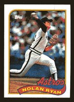 Nolan Ryan 1989 Topps # 530 Pitcher Texas Ranger