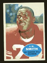 J.D. Smith Rookie 1960 Topps # 115 Halfback San Francisco 49ers