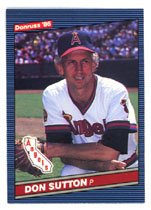 Don Sutton 1986 Donruss # 611 Pitcher California Angels