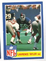 Lawrence Talor 1985 Topps Glossy Insert # 11