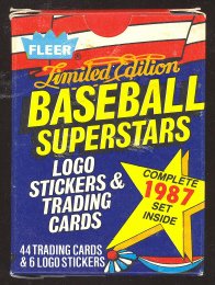 1987 Fleer Ltd Edition Baseball Superstars Set